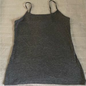 Women's Gray Spaghetti Strap Top